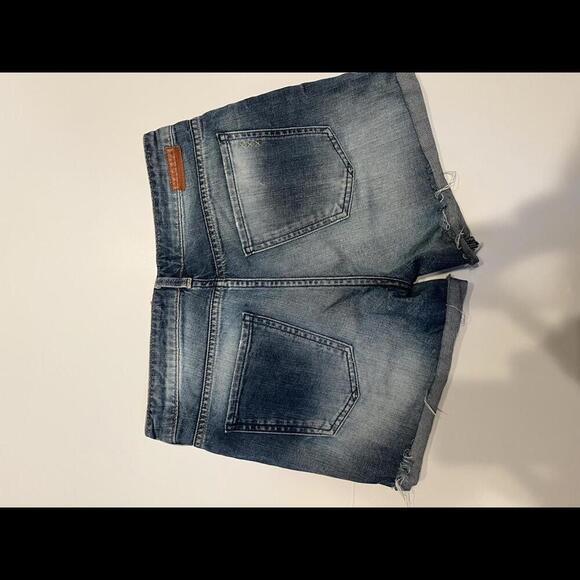 Madison Scotch and Soda Patchwork Cutoff Denim Shorts - Picture 2 of 9
